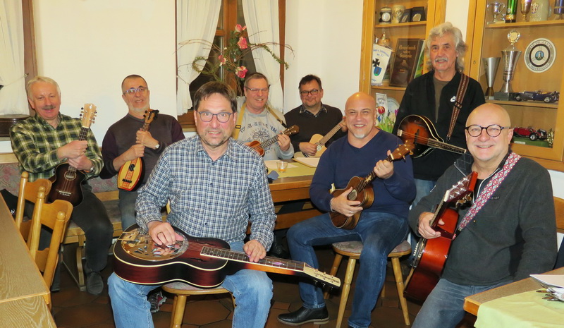 Gruppenbild der Musikanten beim Treffen am 24. Januar 2020